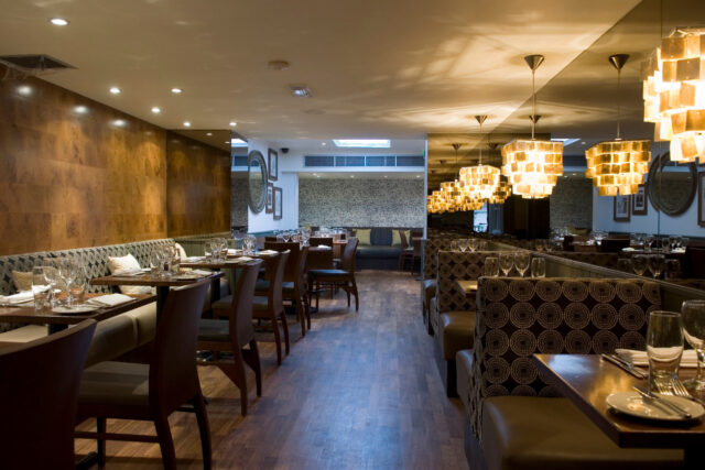 Deliciously prepared festive Italian dishes from the Christmas menu at Ferrari's.