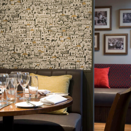 Charming private party room setting for family celebrations at Ferrari's Bexley.