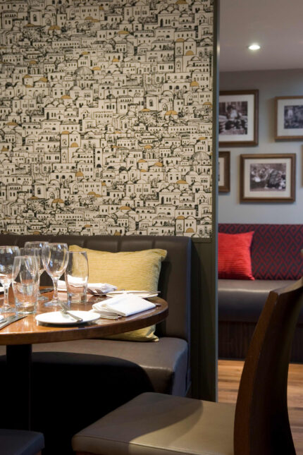 Charming private party room setting for family celebrations at Ferrari's Bexley.