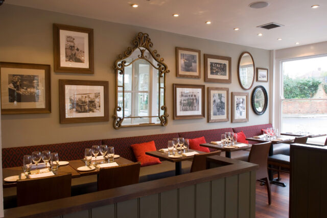 Mediterranean Italian restaurant Bexley Village in Kent pizza pasta Sunday roast private dining